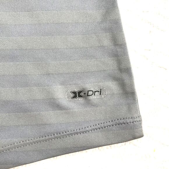 Womens Medium RBX PERFORMANCE V Neck Short Sleeve Active Shirt Grey XDry - Picture 5 of 9